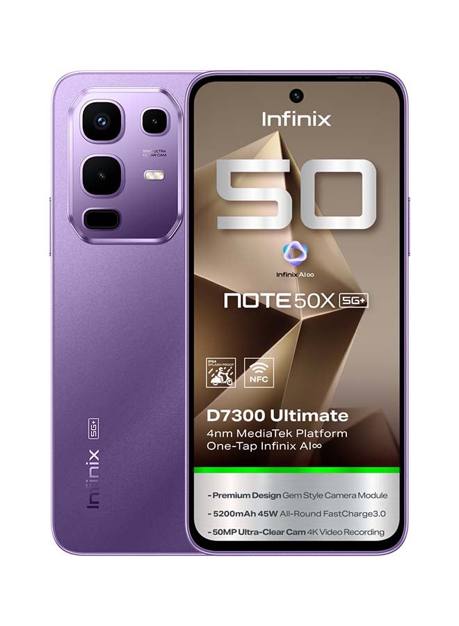 Compare Note 50 X Dual SIM Enchanted Purple 8+8GB RAM  256GB 5G  Middle East Version at KSA Price