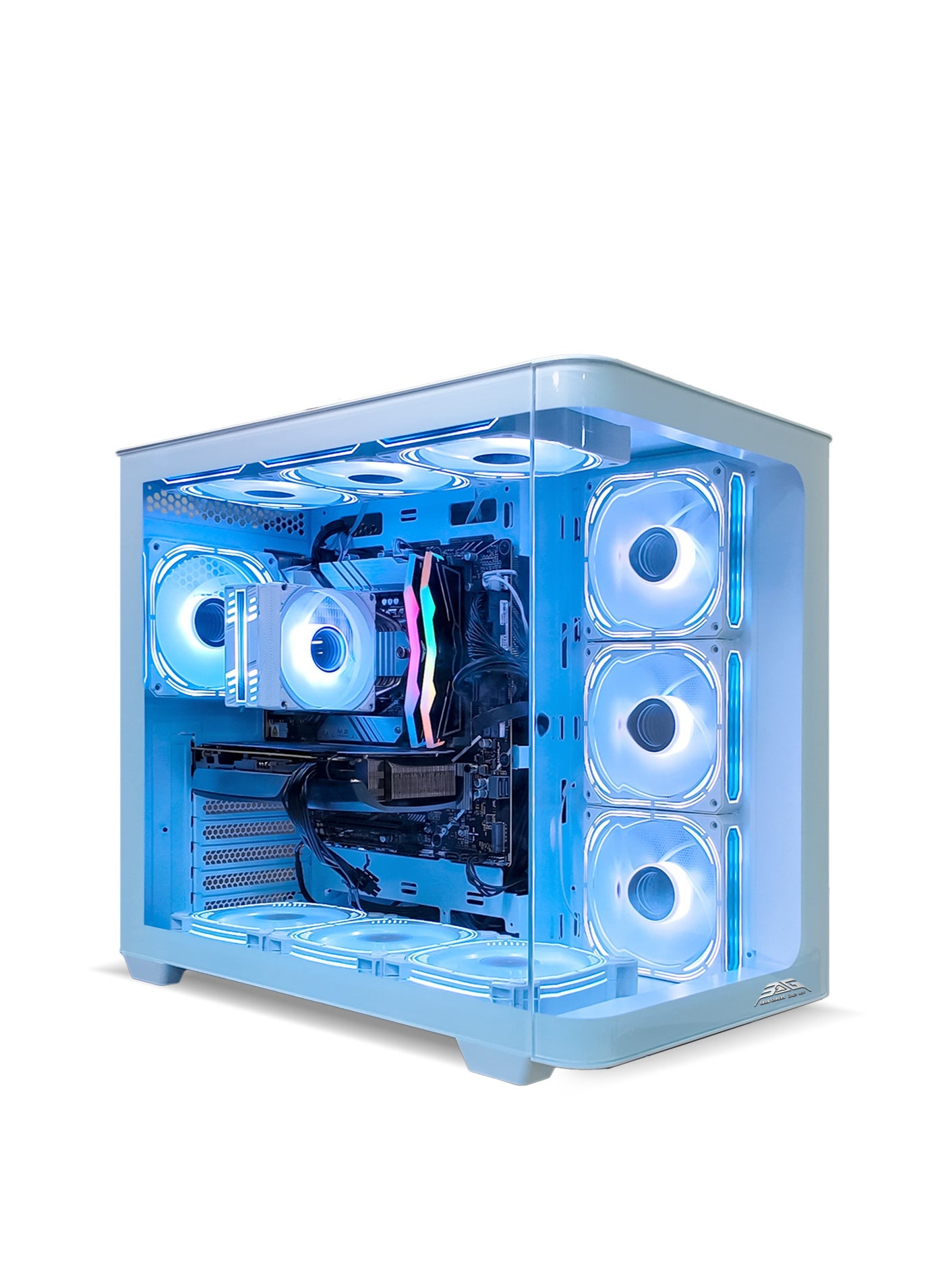 Compare Gaming PC, Intel Ultra9285K Processor CPU | RTX 5060 Graphics Card GPU | 32GB RAM Memory | 2TB SSD Storage | Windows 11 Pro | RGB Gaming Case White at KSA Price