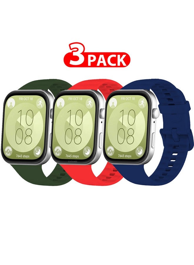 [for Huawei Watch Fit 3] 3 Pack Watch Band…