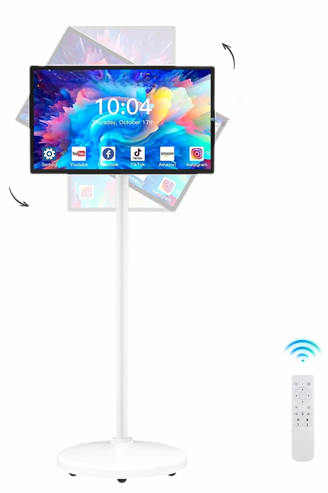 New Model 24 Inch Rolling Smart TV with 1080P…