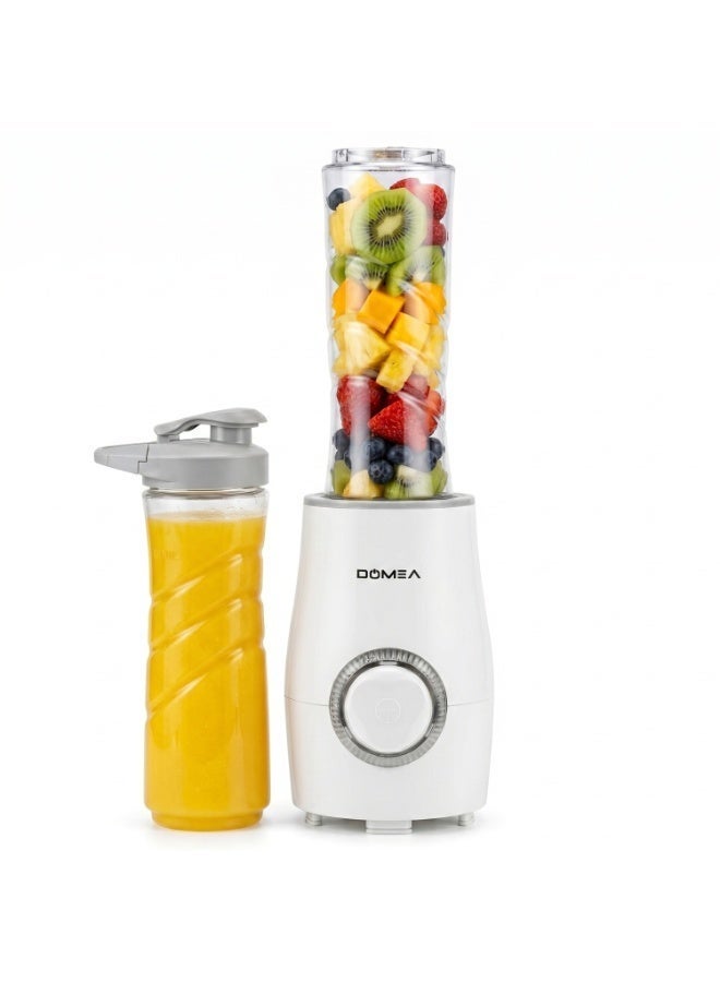 Compare Electric Personal & Sports Blender 300W, Smoothie Maker for Protein Shakes, Gym, Travel, Extra 500ml Sports Bottle, Stainless Steel Blade, Portable Mini Blender for Mixing, Juices, Shakes at KSA Price