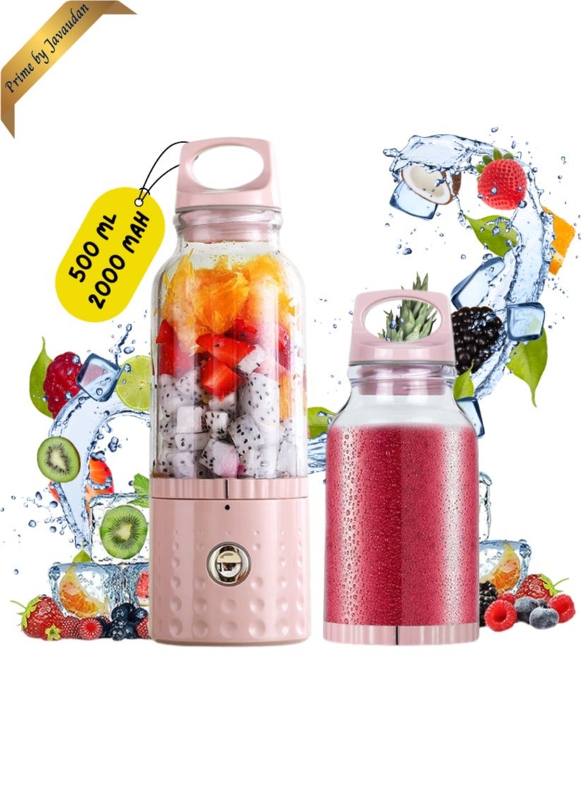 Compare Electric Mini Portable Blender Fruit Blender Juicer Multifunction Powerful Electric Shaker Shaker Machine Blender Smoothie Blender USB Rechargeable at KSA Price