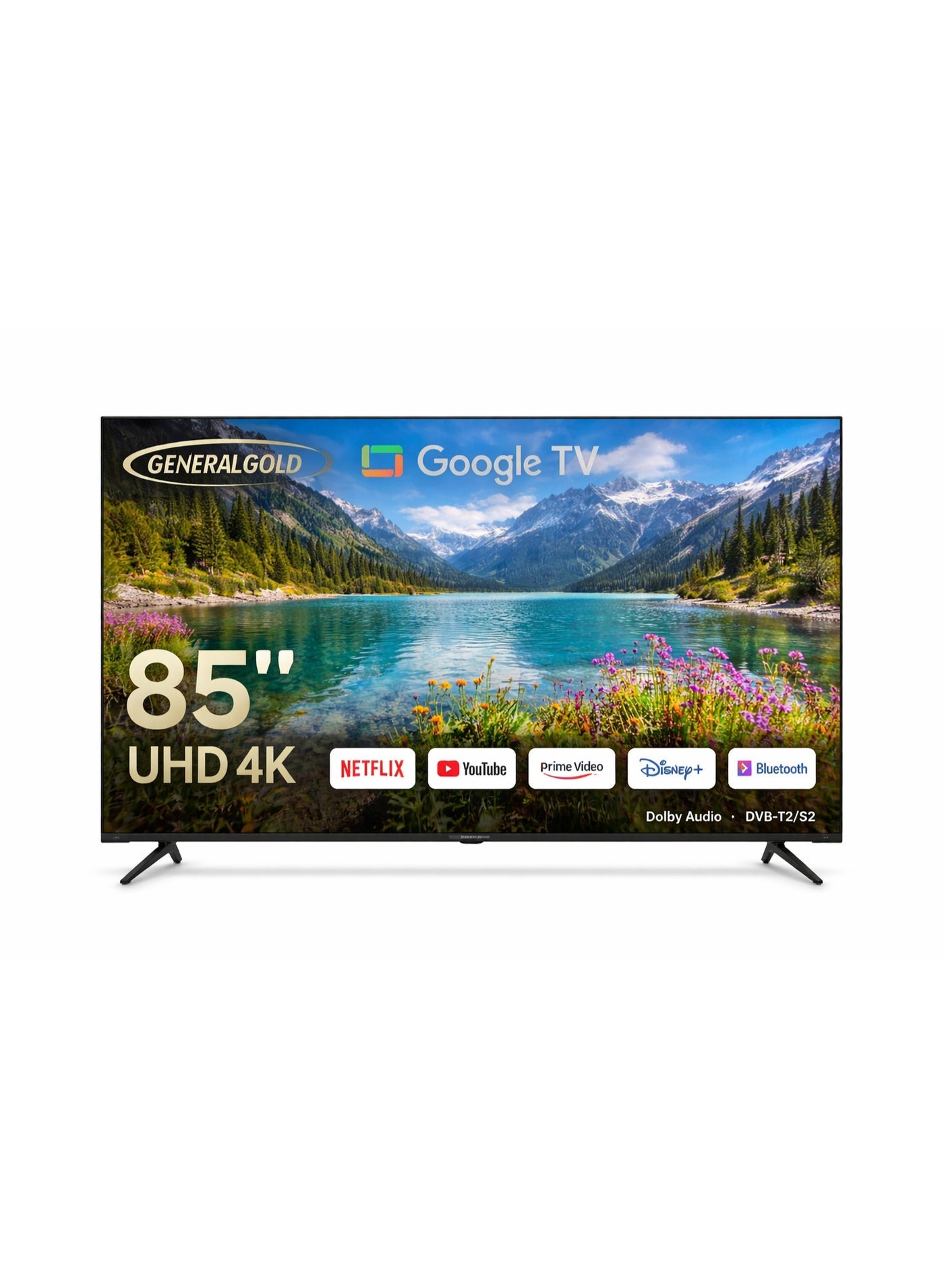 General Gold 85 Inch UHD 4K Smart TV with…