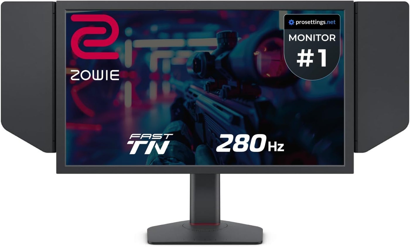 Compare Zowie XL2540X+ | 24.1 | Fast TN 280Hz Gaming Monitor for Esports | 1080p | XL Setting to Share | Shielding Hood | New Industrial Grade Ball Bearing Height Adjustment Gray Gray at KSA Price