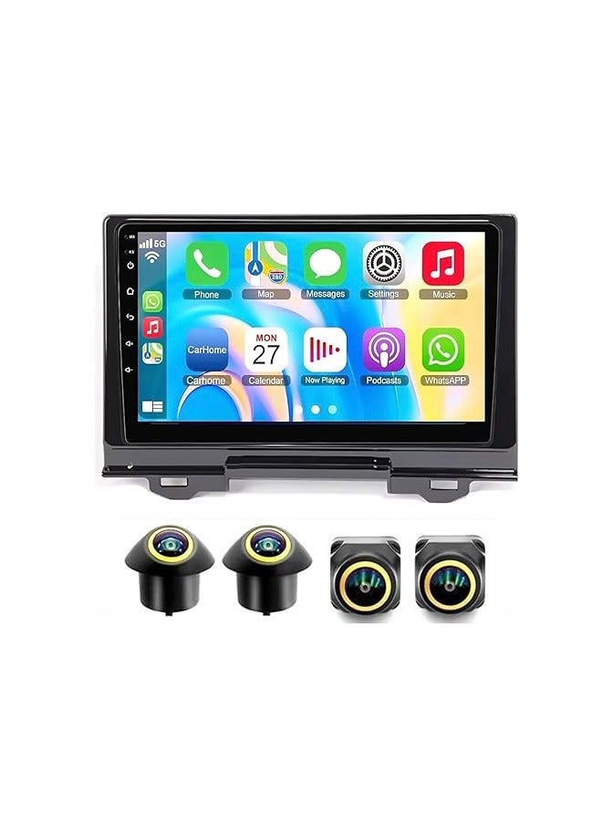 Compare Android Car Stereo for Honda HRV Vezel 20212024 4GB RAM 64GB ROM Support Carplay, MLink WiFi BT, Radio GPS, 9 Inch IPS.QLED Touch Screen, Fast interface with 360D Camera Included at KSA Price
