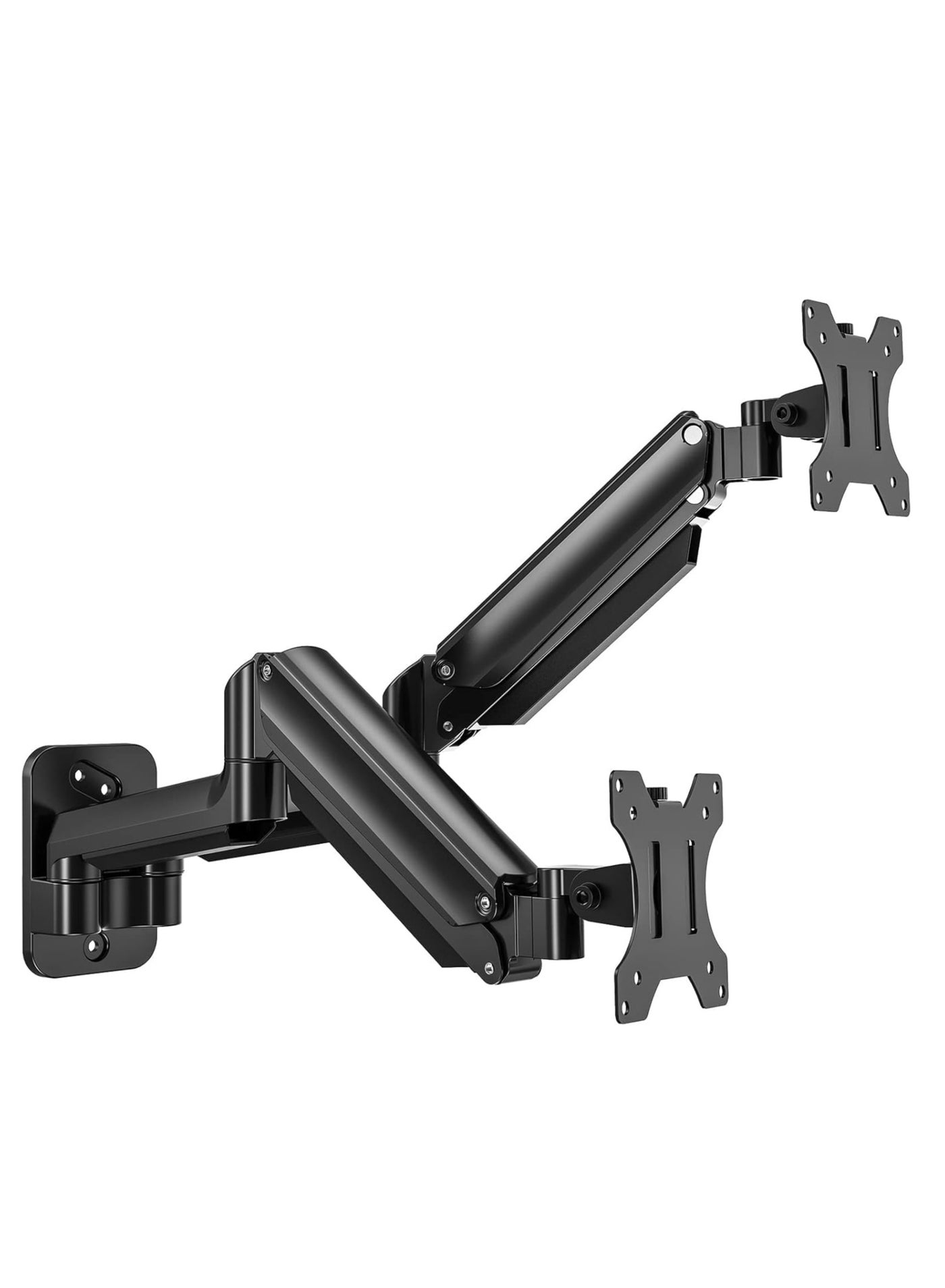 Compare Dual Monitor Wall Mount – Gas Spring Wall Arm for 1732 Inch Screens, Supports Up to 18lbs, VESA 75x75100x100mm, Adjustable WallMounted Monitor Stand for 2 Monitors – SpaceSaving & Ergonomic Solution at KSA Price