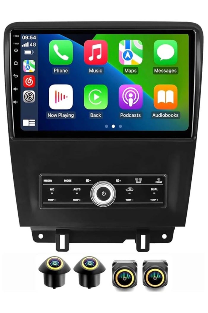 Compare Android Car Stereo for Ford Mustang 20102014 4GB RAM 64GB ROM Support Carplay, Mirror Link WiFi BT, Radio GPS, 10 Inch IPS.QLED, Fast interface Screen with 360D Camera Included at KSA Price