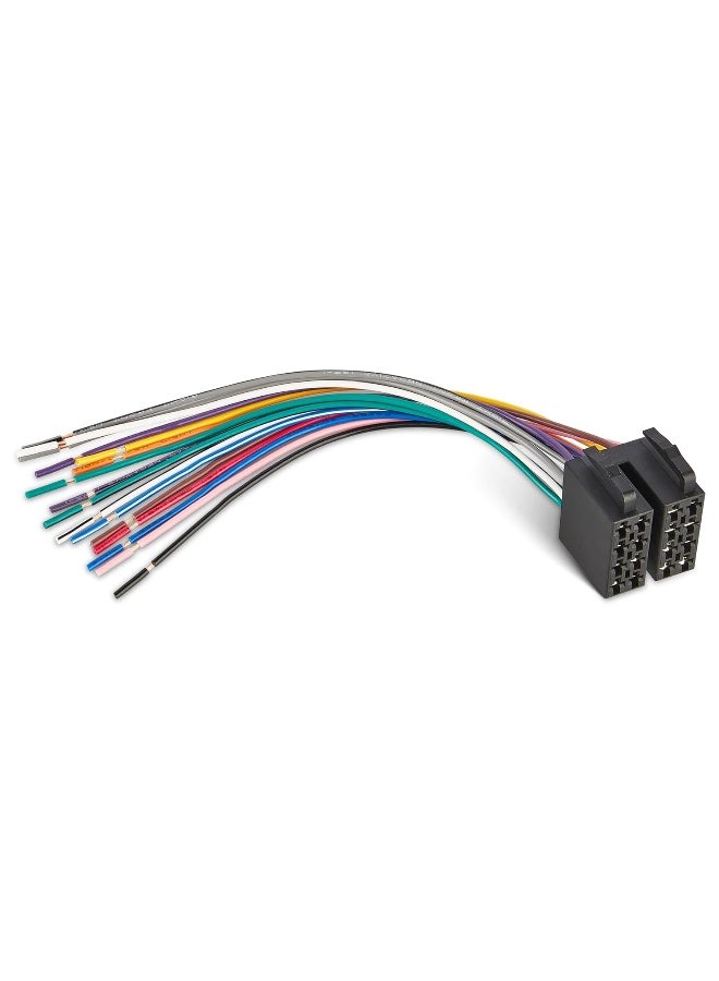 Compare RED WOLF Radio Stereo ISO Wire Harness Adapter CD Player Connector Replacement at KSA Price