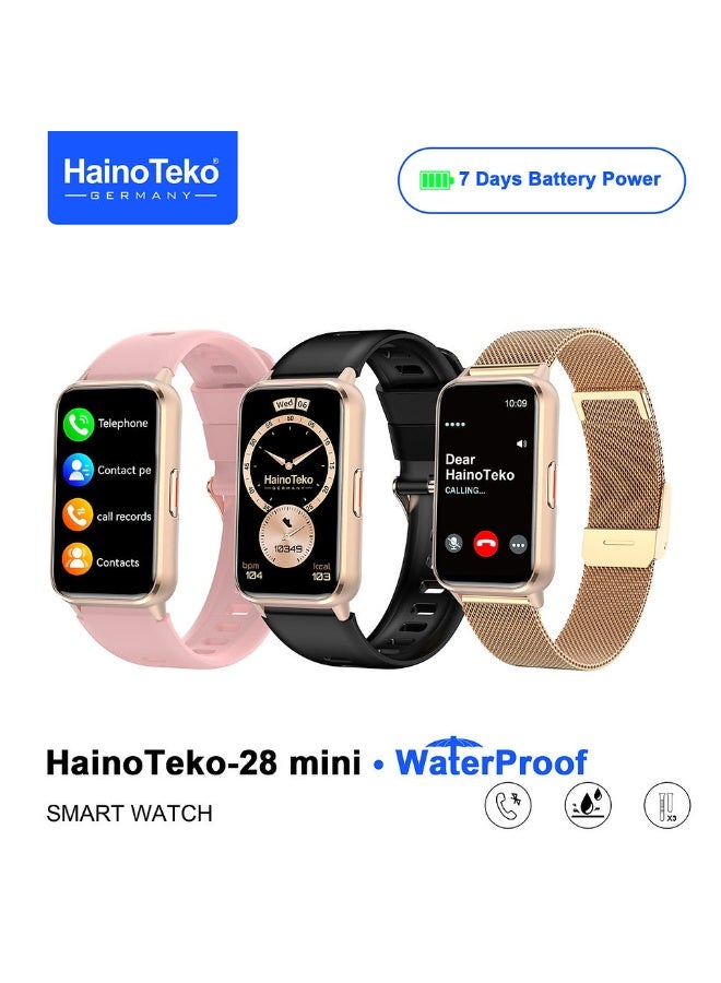 HainoTeko-28 Mini Waterproof Smart Watch with AMOLED…