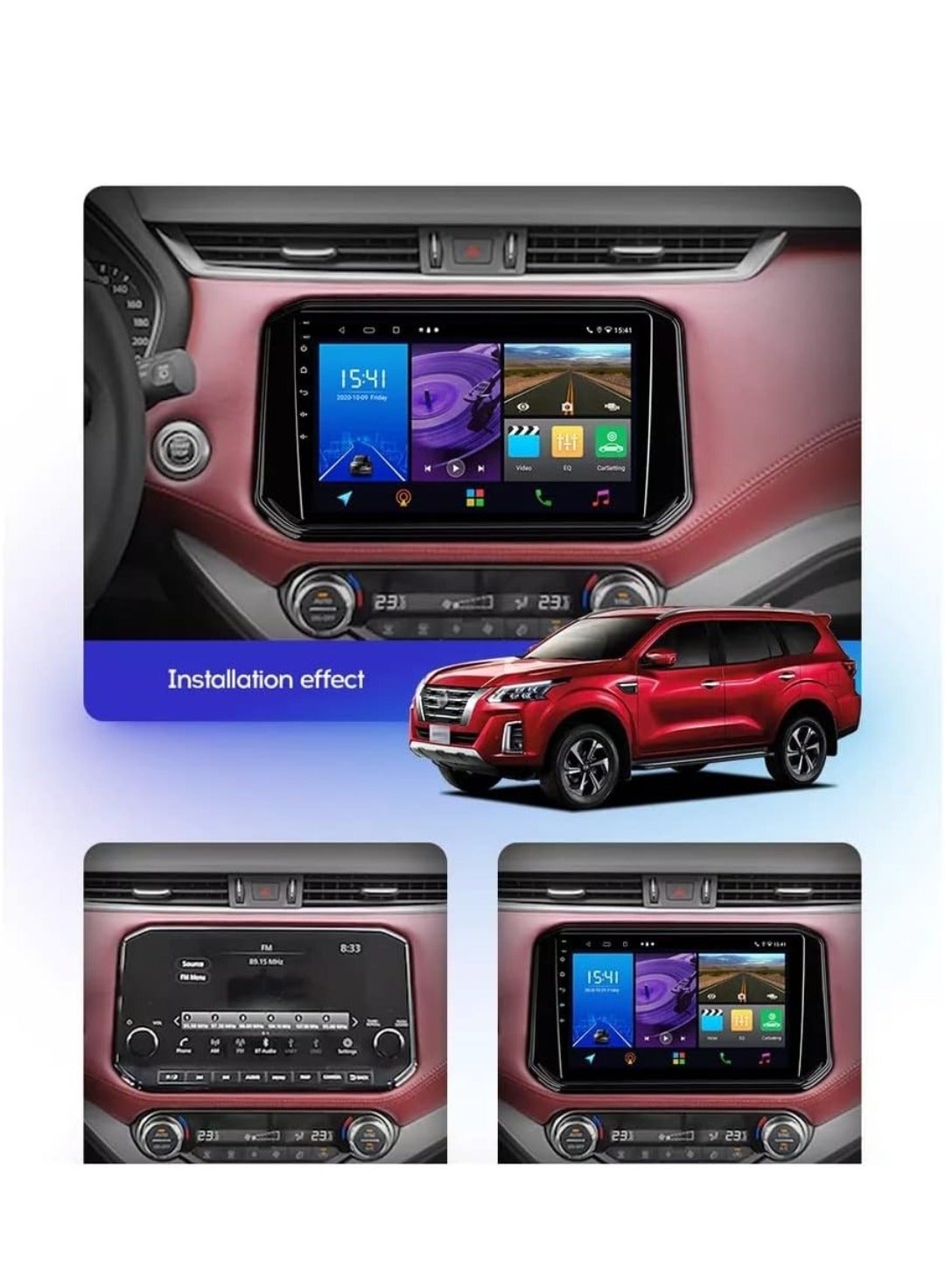 Compare Car Stereo Screen For Nissan Xterra 2018 To 2022 Support Apple Carplay Android Auto Wireless 4GB RAM Support Sim Card Wifi AHD Camera Included at KSA Price