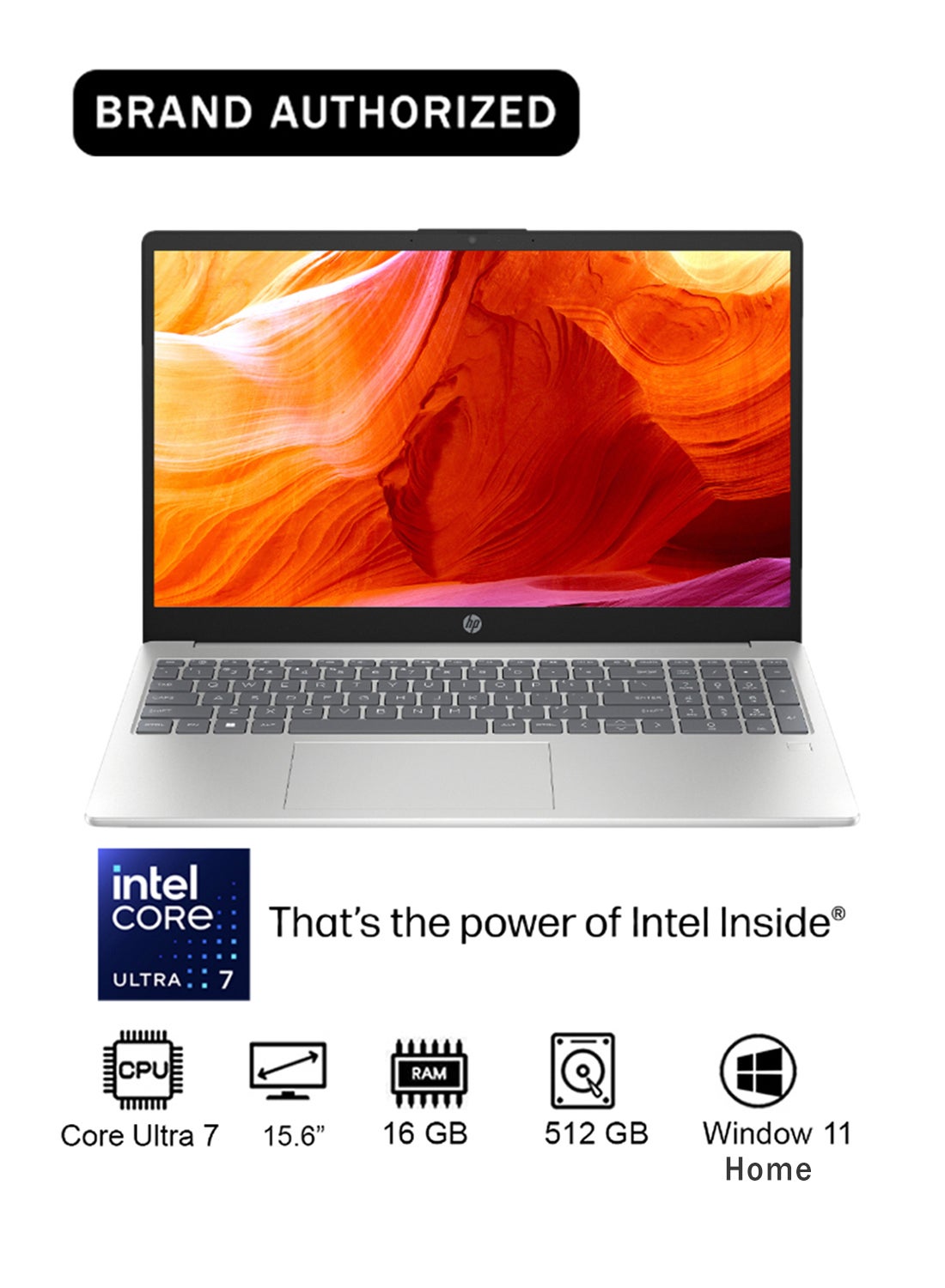 Compare Laptop 15fd1018ne, 15.6 FHD Display, Intel® Core™ Ultra 7, 16GB RAM, 512GB SSD, Intel® AI Boost 11 NPU TOPS, Windows 11 Home B9FH6EA EnglishArabic Natural silver at KSA Price