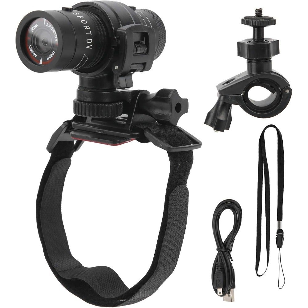 Motorcycle Helmet Camera, Full HD 1080P Mini Sports…