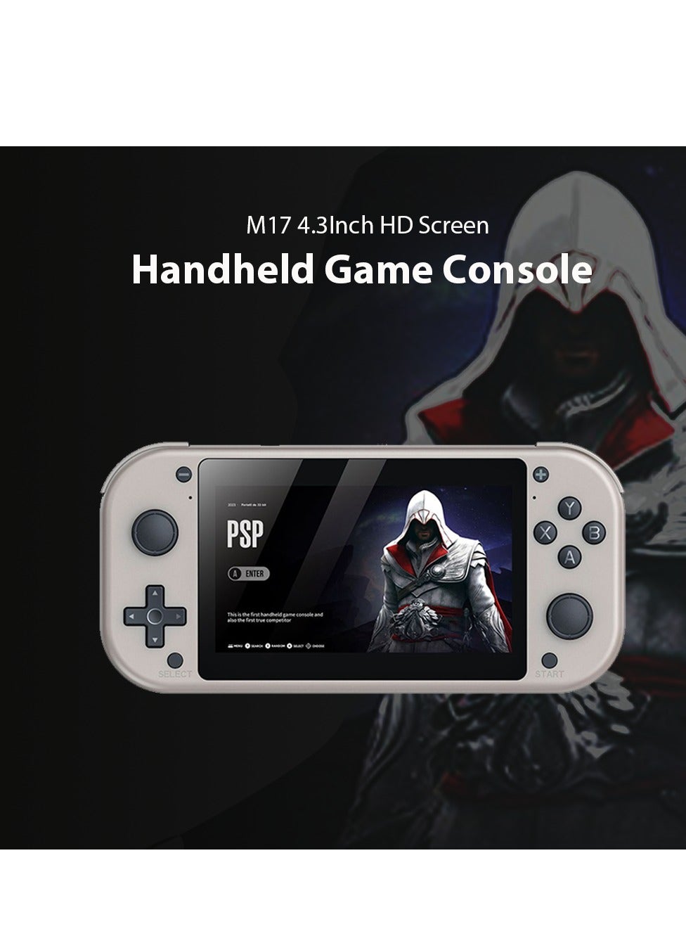 M17 Handheld Game Console, 4.3 Inch HD Screen…