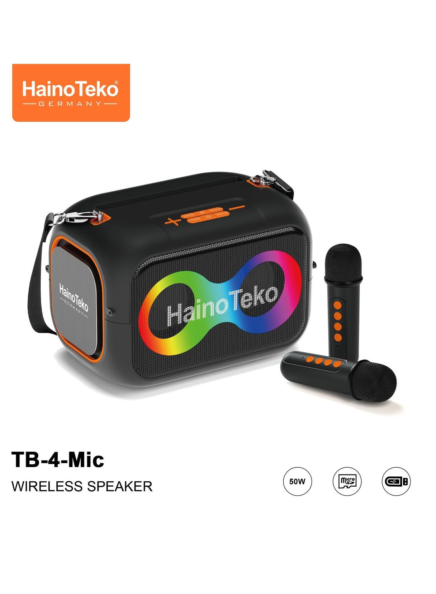 TB-4 mic Wireless Portable Bluetooth Speaker with…