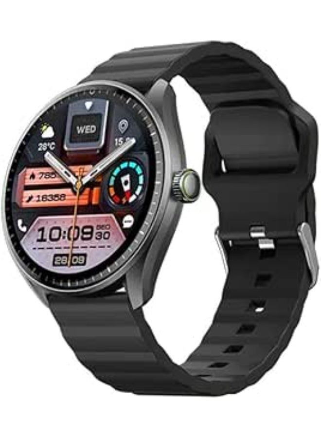 Compare Oraimo 300 mAh Watch Nova 2R Lite Smart Watch OSW824  1.43 AMOLED Display, Bluetooth Calling, 100+ Sports Modes, IP68 Waterproof, Heart Rate & SpO2 Tracker  Black Graphite Black black at KSA Price
