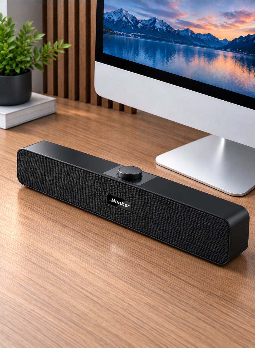 Computer Speakers with 3.5 mm Aux, Small PC…