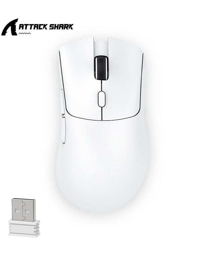 Compare R1 Wireless Gaming Mouse,PixArt PAW3311 Optical Sensor 18K DPI,59g Lightweight 2.4GhzBT5.2Wired Computer Mice with Programmable Buttons for PCLaptopWinMacWhite& Grip Tape at KSA Price