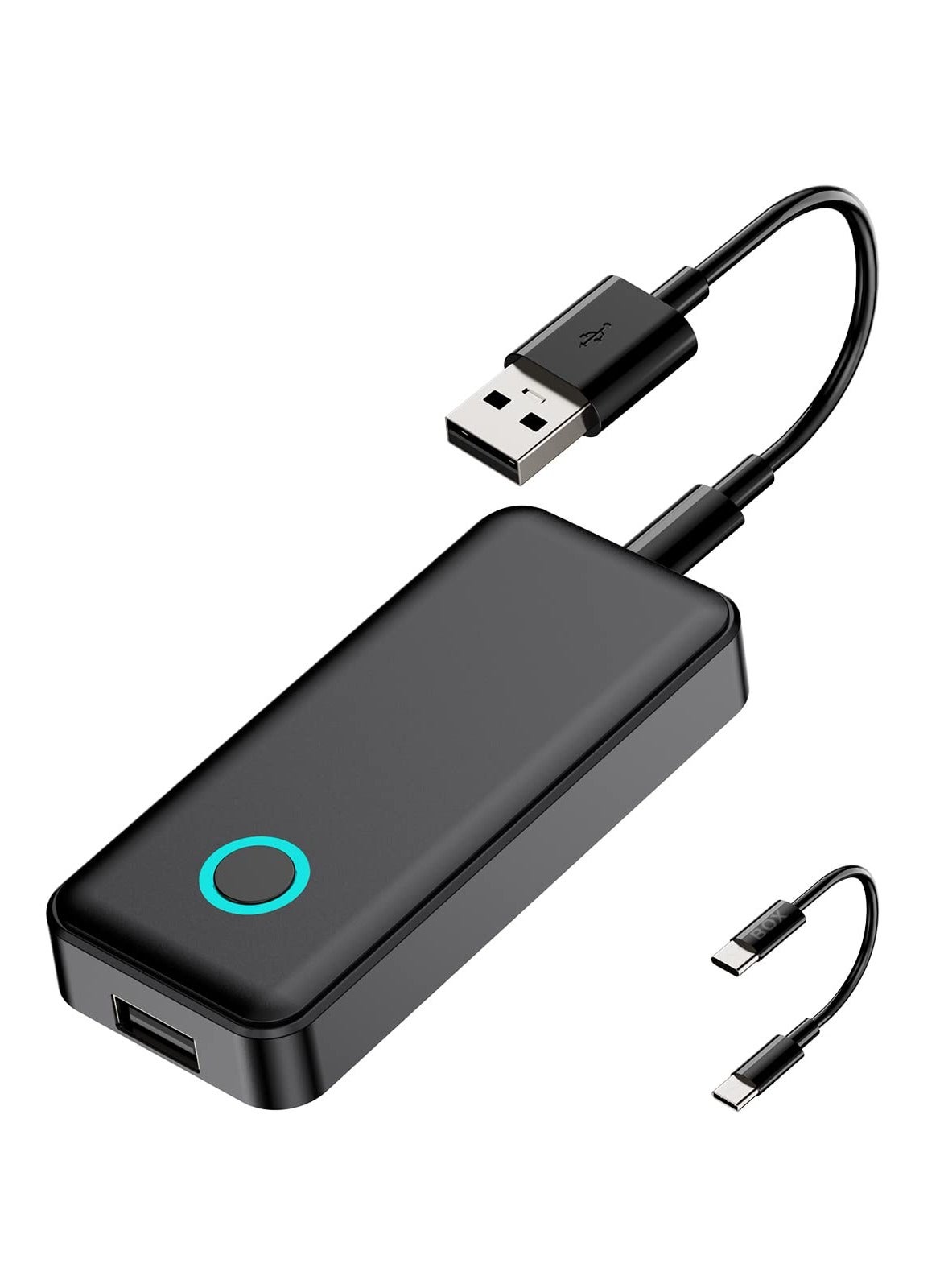 Compare Wireless CarPlay Adapter & Wireless Android Auto Adapter 2 in1, Converts Wired Carplay & AA to Wireless, Auto Reconnect Function, Plug & Play Easy Use Fit for Cars from 2016 above & iPhone and Android at KSA Price