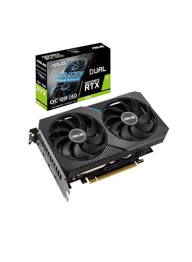Compare Dual GeForce RTX 3060 OC  Nvidia GeForce RTX 3060, 12GB GDDR6, 1875MHz, 15Gbps, 192bit, PCIe 4.0 x16, 1x HDMI 2.1, 3x DisplayPort 1.4a, Gaming Graphics Card | 90YV0GB2M0NA10 Black at KSA Price