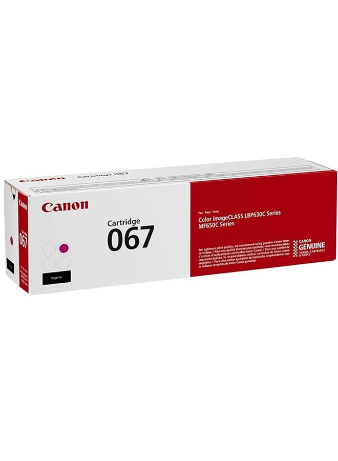 Compare 067 Toner Cartridge For use with LBP633Cdw, LBP632Cdw, MF653Cdw, MF654Cdw, MF656Cdw Magenta at KSA Price