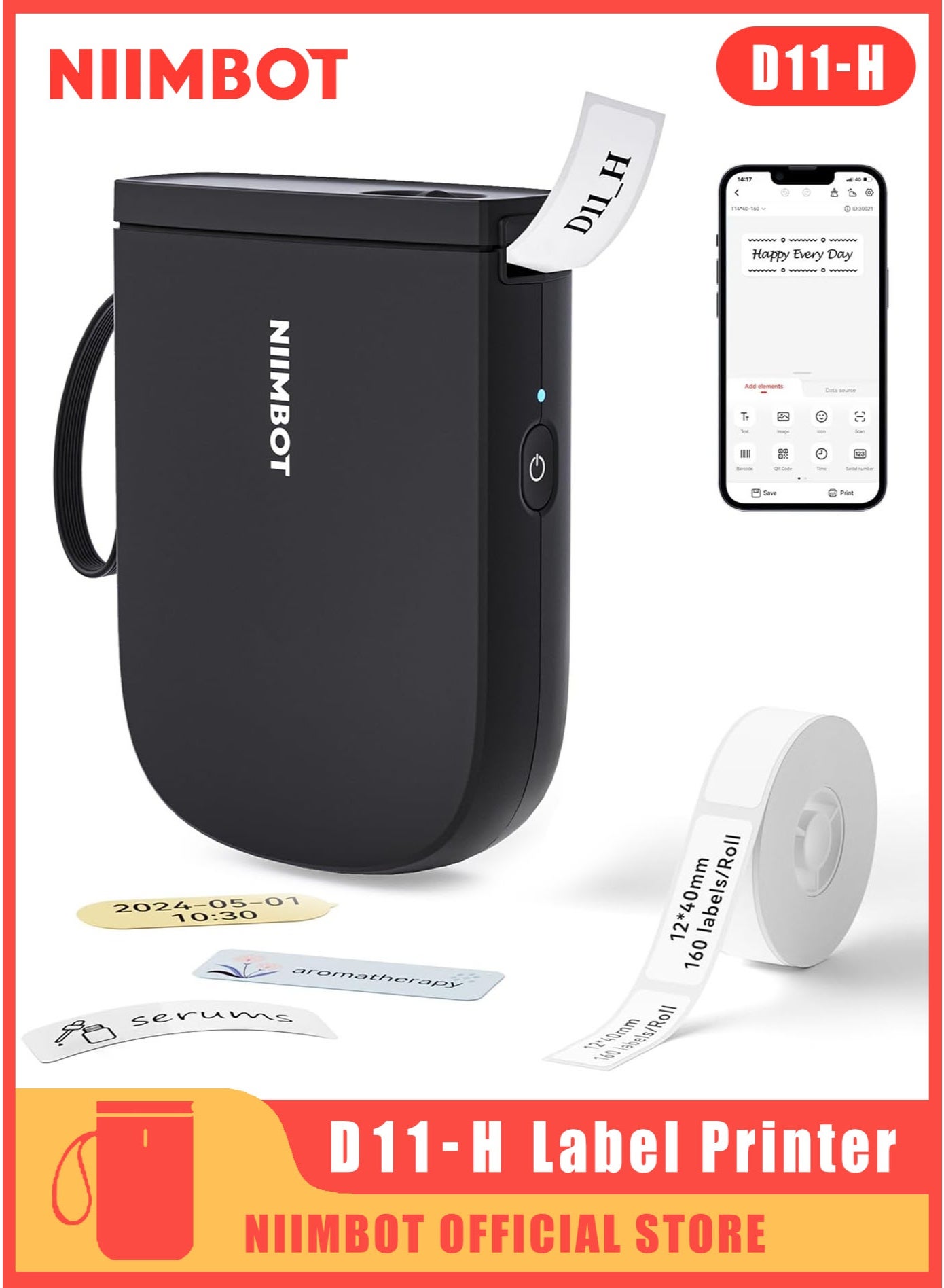 D11 New Version Label Maker Machine D11-H Label…