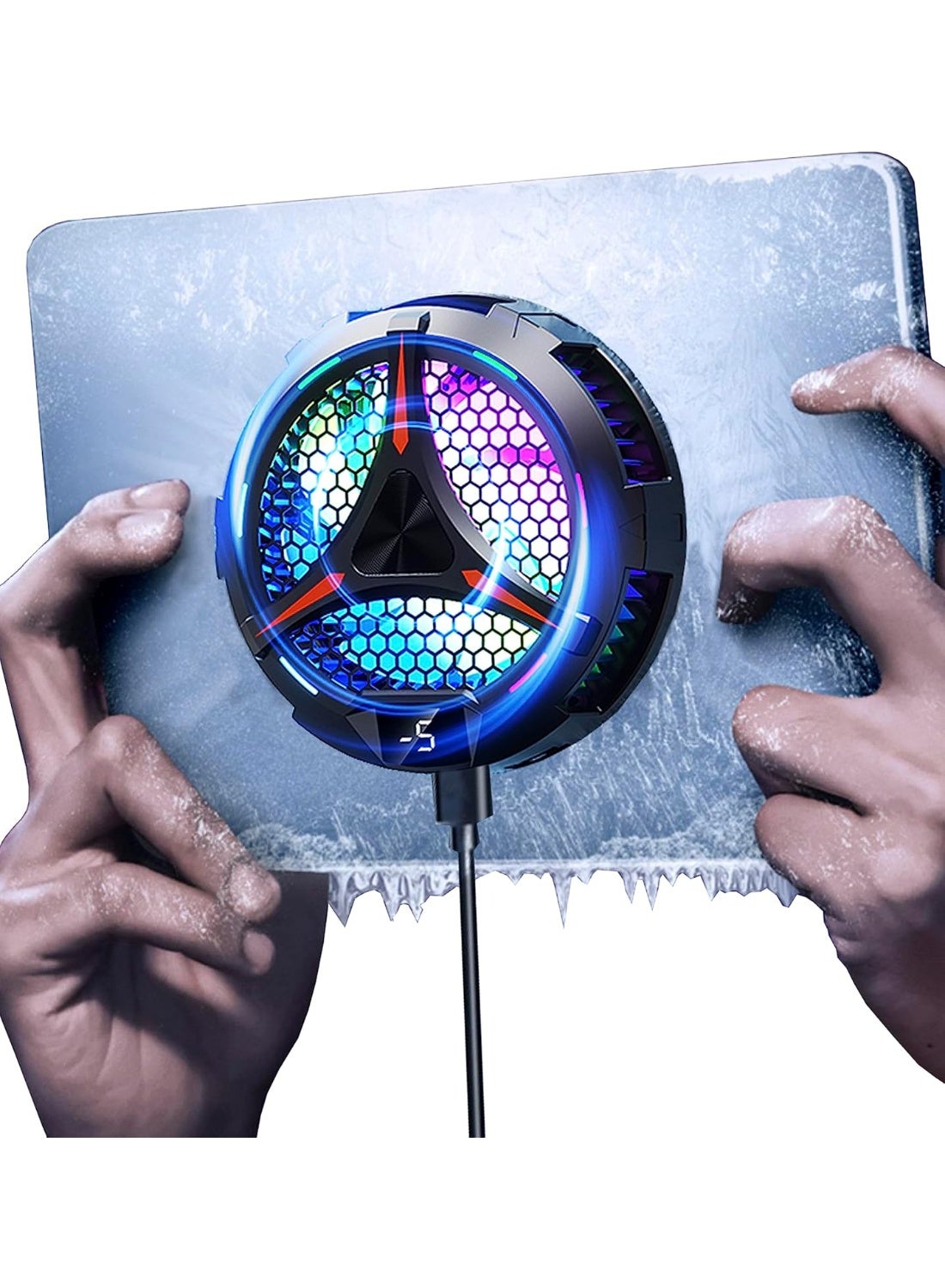 Compare PUBG Mobile Gaming Cooling Fan for iPad & Tablet – UltraQuiet Portable Radiator with Strong Heat Dissipation, USB Rechargeable ClipOn Cooler for Gaming, Live Streaming, YouTube, TikTok at KSA Price