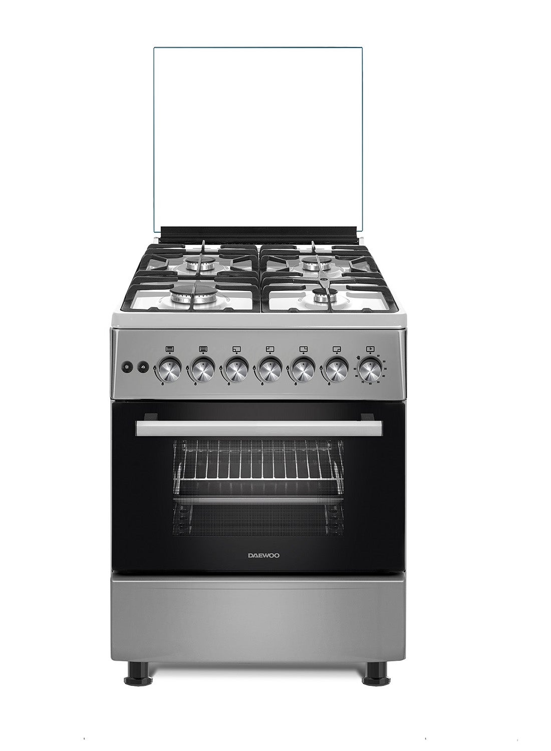 Compare 60X60Cm Freestanding Cooker, Full Gas Cooking Range With 4 Burners, Automatic Ignition And Safety, Cast Iron Pan Support, Stainless Steel Finish, Separate Knob For Oven Grill, Made In Türkiye DGC665BSF GreyBlack DGC665BSF GreyBlack at KSA Price
