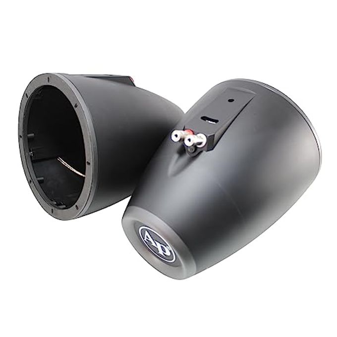 Compare Apmp800Etw 8Inch Compact Multi Purpose Directional Stereo Speaker Enclosure For Car Audio, Marine, Utv, And Atv Sound System, Black Pair at KSA Price