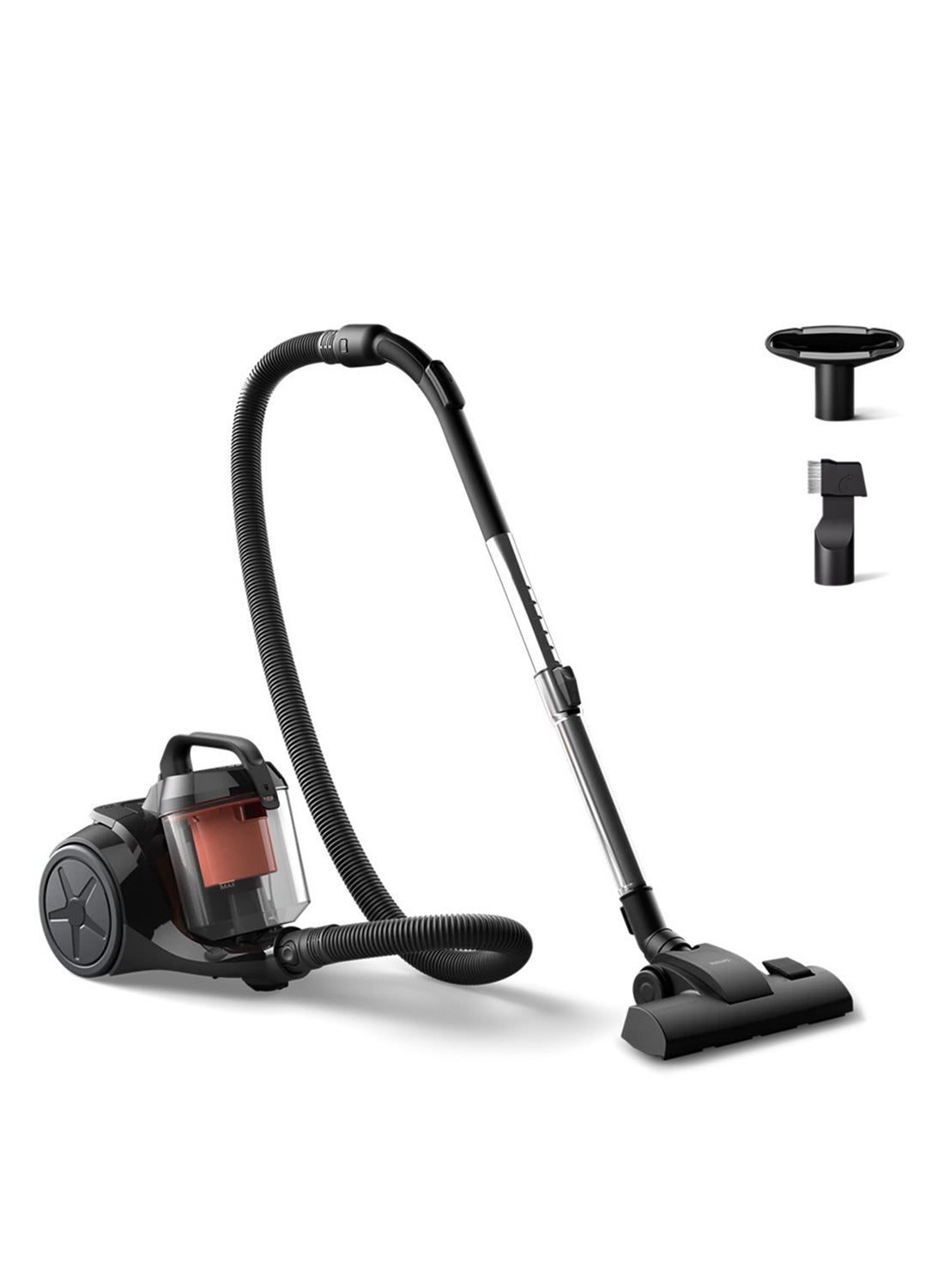 Compare Philips 1000 Series Bagless Vacuum Cleaner 1.3 L 1200 W XB104210 Deep Black & Coral at KSA Price