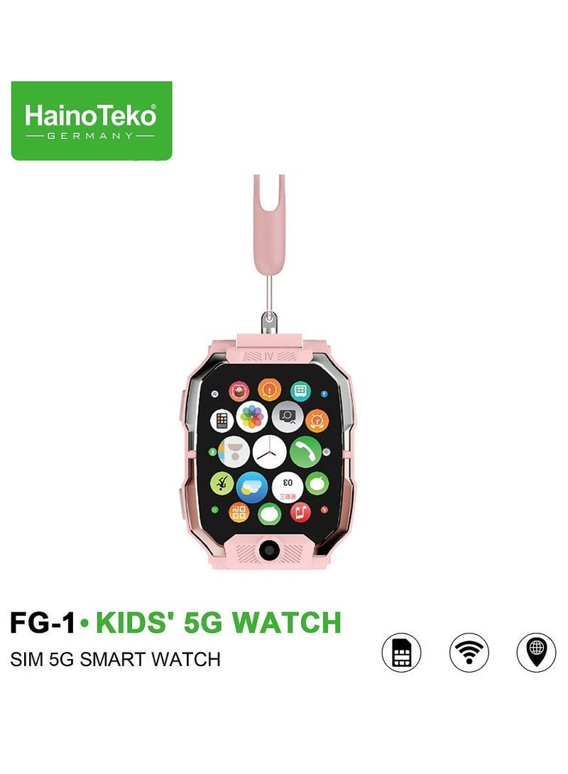 Haino Teko FG-1 Kids 5G Smart Watch with Dual Cameras,…