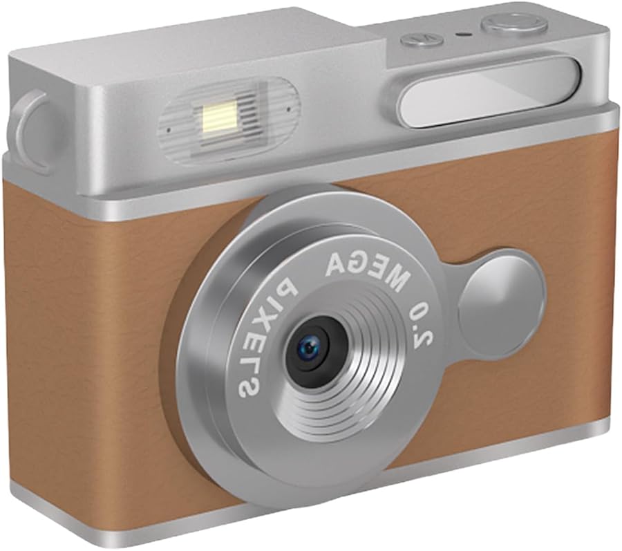 Compare Brown Retro Vintage Camera 1080P Video 12MP Photography Travel Friendly Extended Battery at KSA Price