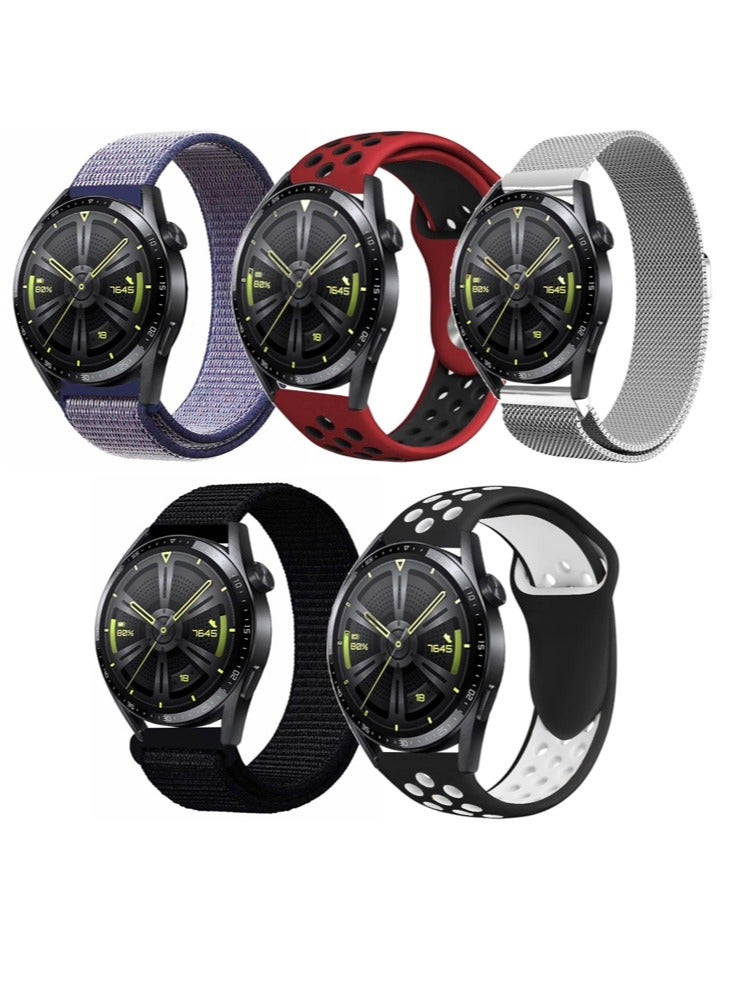 5pcs Watchband Bundle Compatible with all Samsung,…