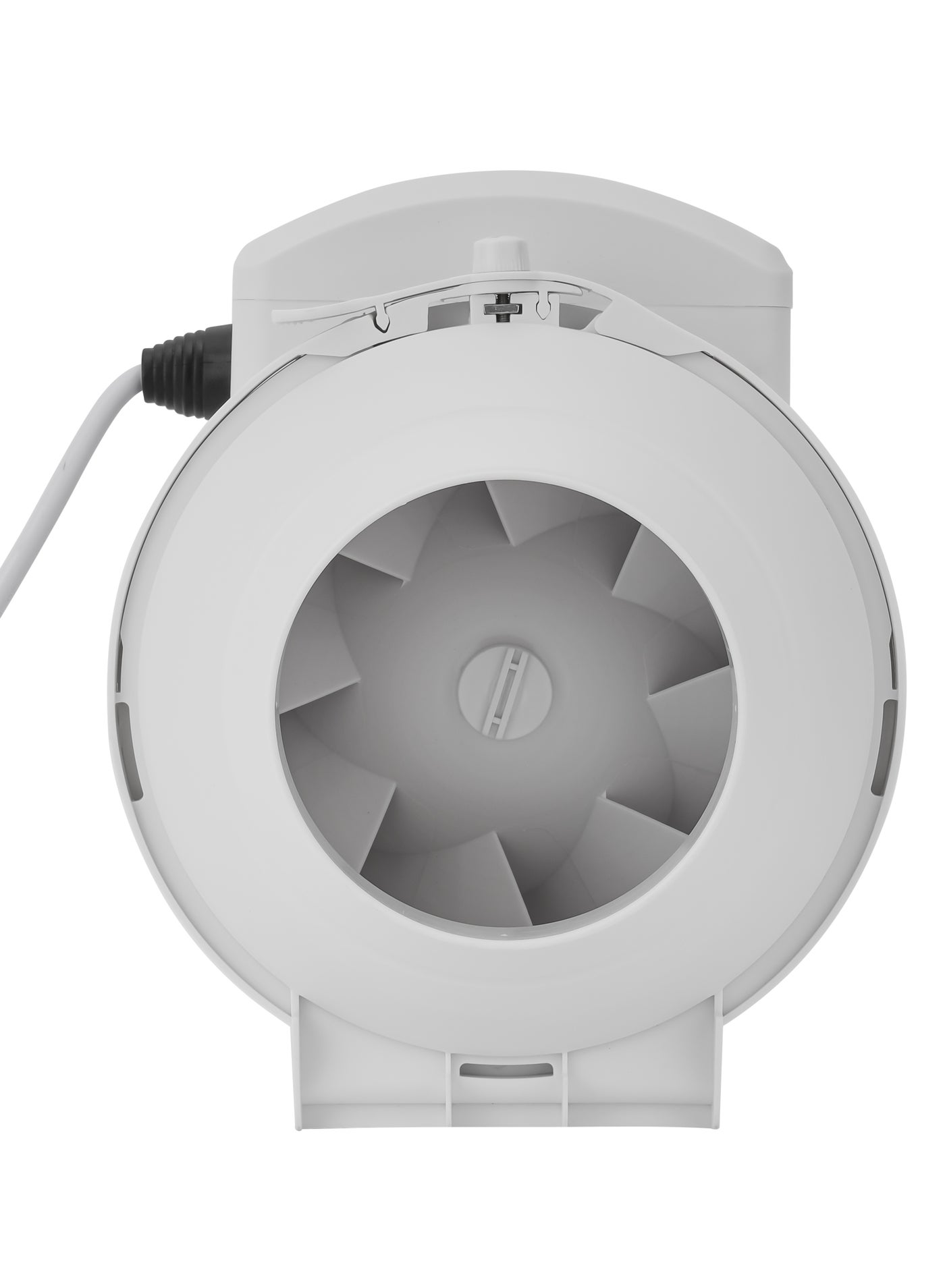 Compare 4” In Line Exhaust Fan With 2 Speed, 23W Power, Low Noise, 2660rpm Speed, Installed In Loft Or Roof Space, Overrun Timer Adjustable From 230 Minutes, 130CFM Airflow, Rust Free 23 W GF21191 White at KSA Price