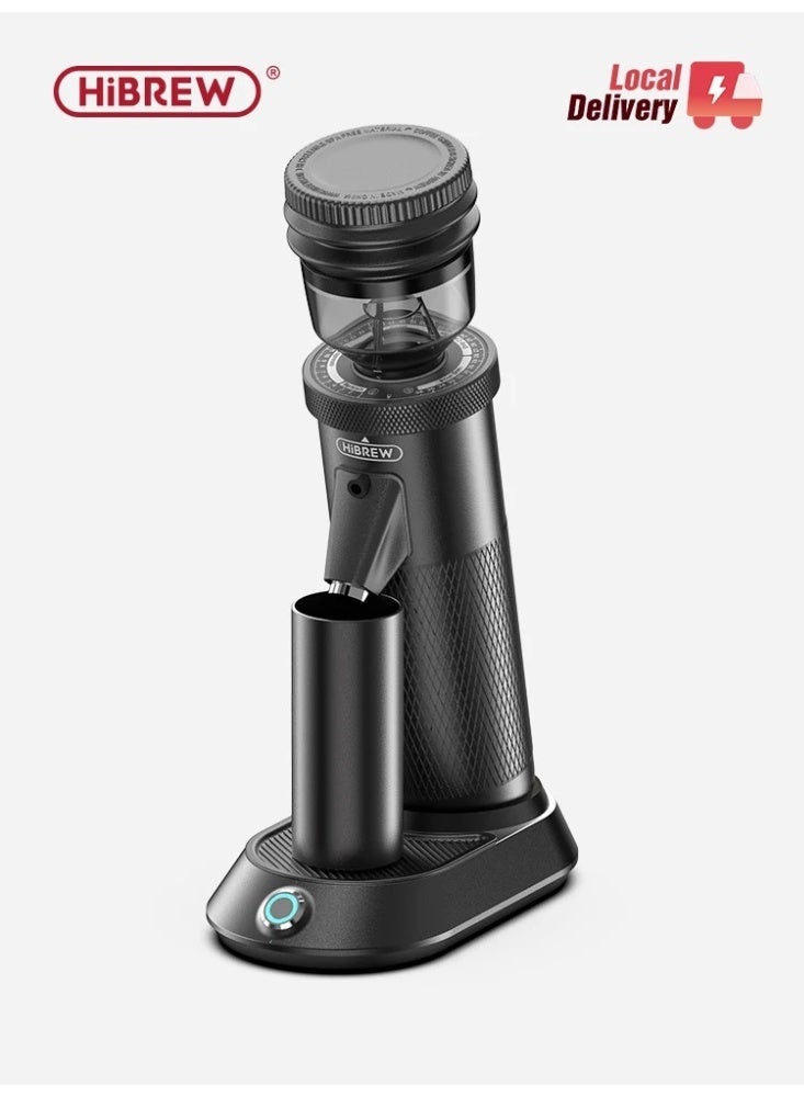 Compare HiBREW G5 Coffee Grinder, Cone Grinder, Espresso Grinder, Single Container, Aluminium Housing, 36 Adjustable Grinding Settings, 50 g Bean Capacity, Suitable for Espresso Pour Over Mocha Turkish Drip at KSA Price