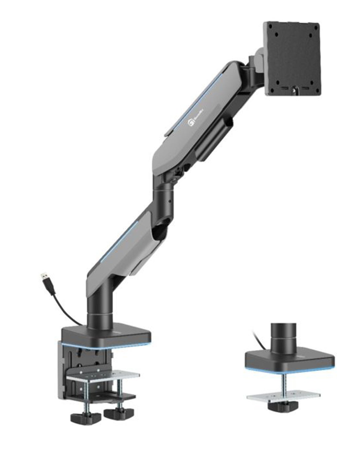 Compare Pivot Single RGB Monitor Arm  Black at KSA Price