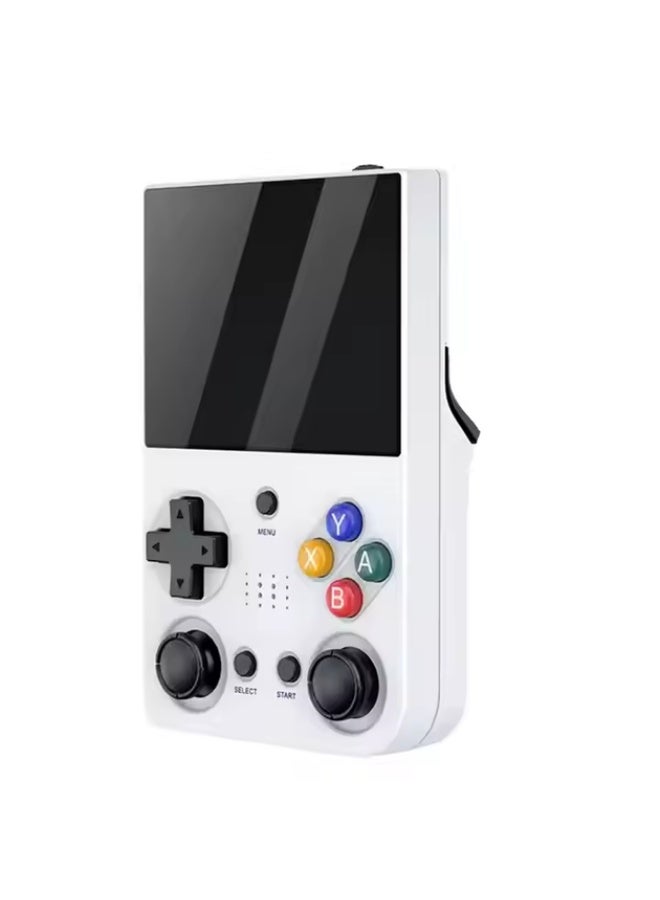 Compare M21 Handheld Video Game Console 3.5Inch IPS Display Open Source Linux System Portable Retro Gaming Device Builtin Games Dual Joystick Expandable Storage Rechargeable Battery at KSA Price