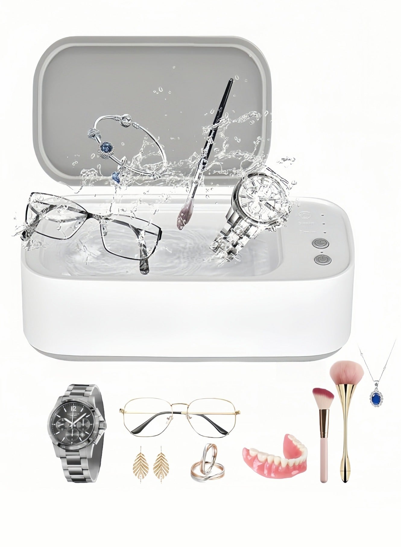 Compare Intelligent Ultrasonic Cleaner, Portable Eyeglass Cleaner, Rechargeable Jewelry & Watch Cleaner for Rings, Glasses at KSA Price