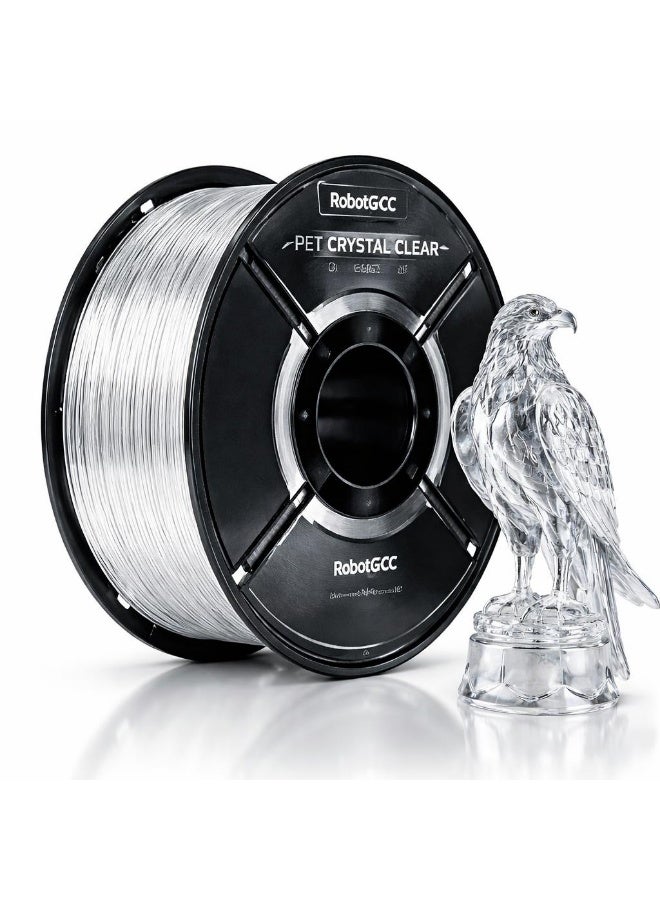 Compare PET Crystal Clear 3D Printer Filament 1.75mm Ultra Transparent High Strength Low Moisture Engineering Printing Material Durable FDM Filament for Functional Prototypes Architectural Models Lighting Designs and Advanced Manufacturing at KSA Price