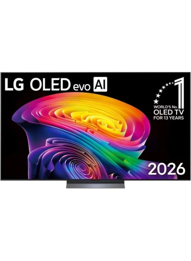 Compare 83 LG OLED evo AI C6 4K Smart TV with X3.2 Higher Peak Brightness 2026 OLED83C66LA BLAVK at KSA Price