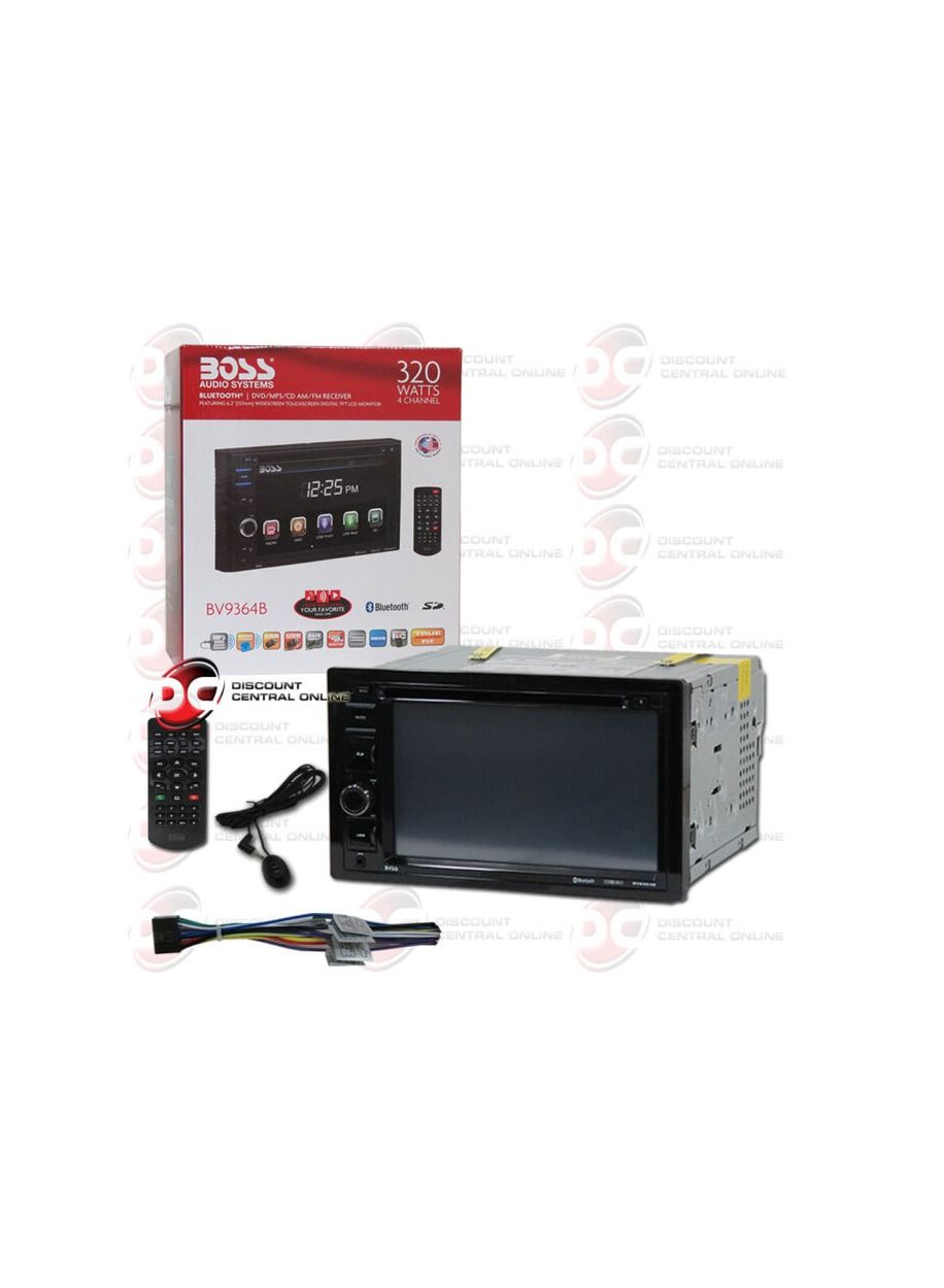 Compare Boss Audio Systems 320W 4Channel Bluetooth DVD MP3 CD AM FM RECEIVER BV9364B at KSA Price