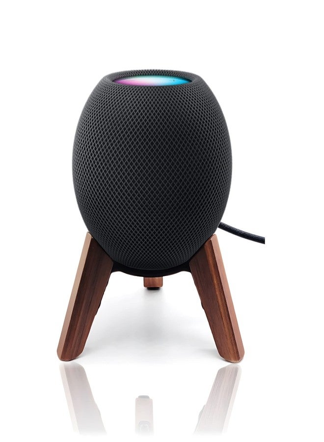 Compare Counlisha Real Wood Stand for Homepod Mini2020 Released, Wooden Holder Tripod with Metal Frame,Safe Stable Mount with AntiSlip Silicone pad Protects Home pod Mini Speaker Well Color:Walnut at KSA Price