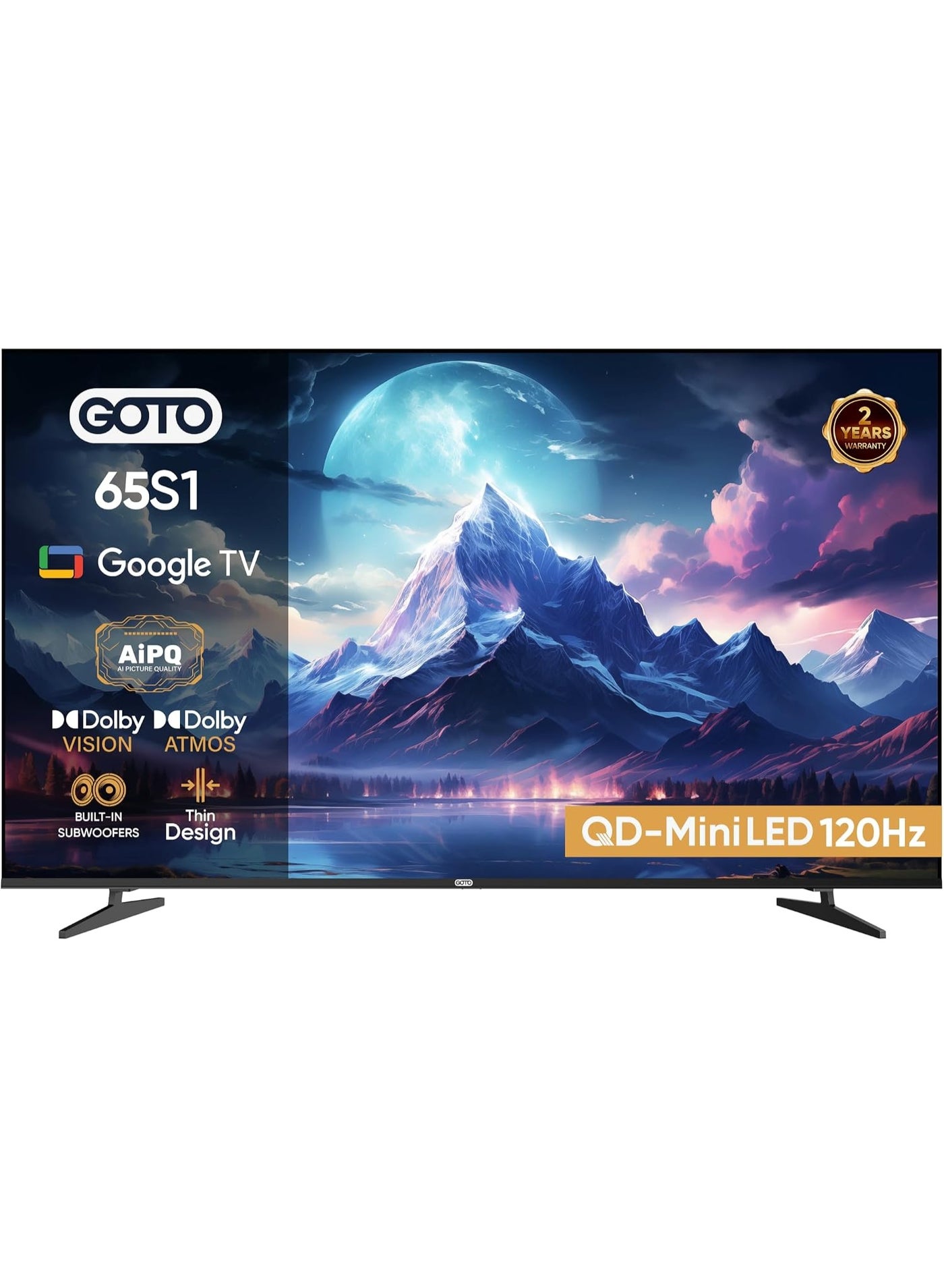 GOTO 65 inch Google TV 75S1 (2026), 4K UHD…