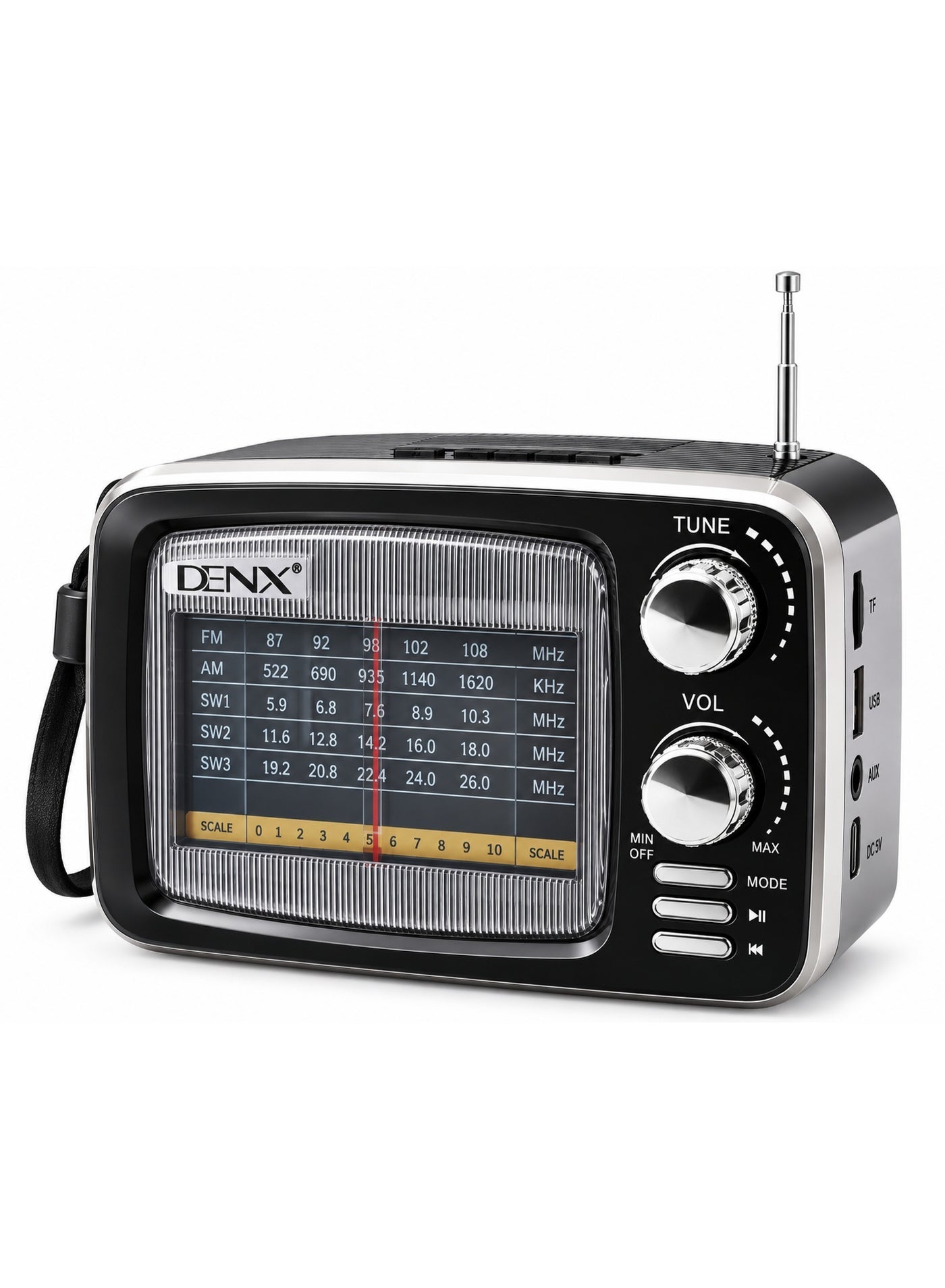 DX2447 Hi-Fi Bluetooth Speaker with FM Radio, USB…