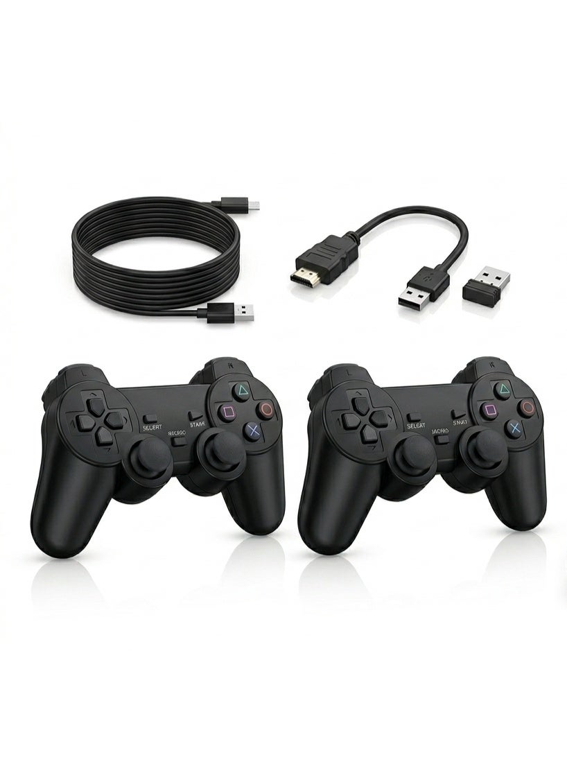 Compare Console Game 4K HD Video Game Console 64GB – Retro TV Game Stick with 2.4G Dual Wireless Controllers at KSA Price