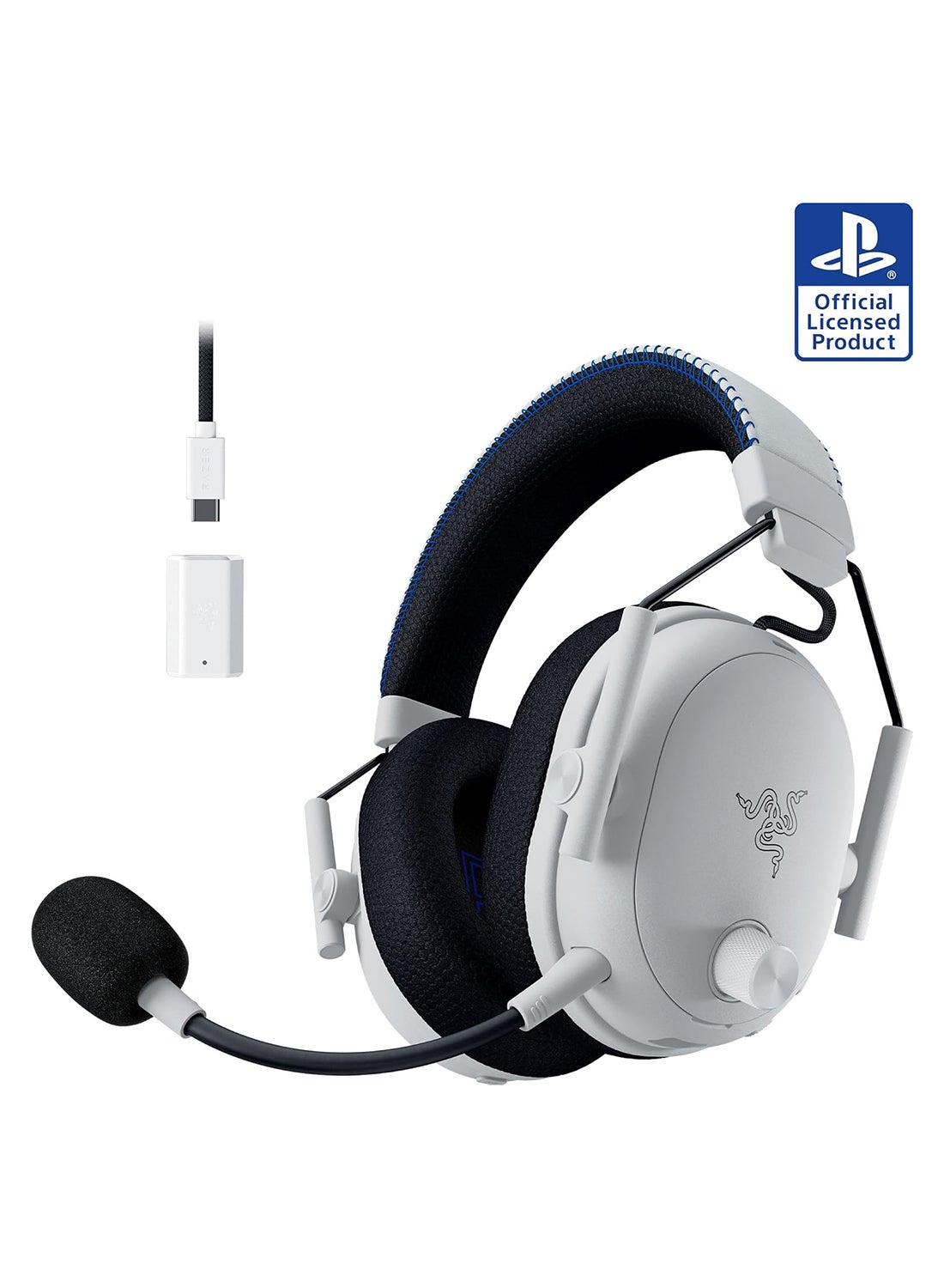 Compare BlackShark V3 Pro Wireless ANC Esports Gaming Headset for Xbox: Full Band Mic  50mm Drivers  2.4 GHz, Bluetooth, USB, 3.5mm  Works with PC, Mac, PS5, Nintendo Switch  White at KSA Price