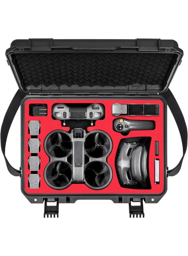 Compare Avata 2 Case,Waterproof Carrying Hard Case for DJI Avata 2 Fly More Combo with DJI Goggles 3RC Motion 3FPV Remote Controller 3,Battery Charging Hub,FPV Drone Accessories at KSA Price