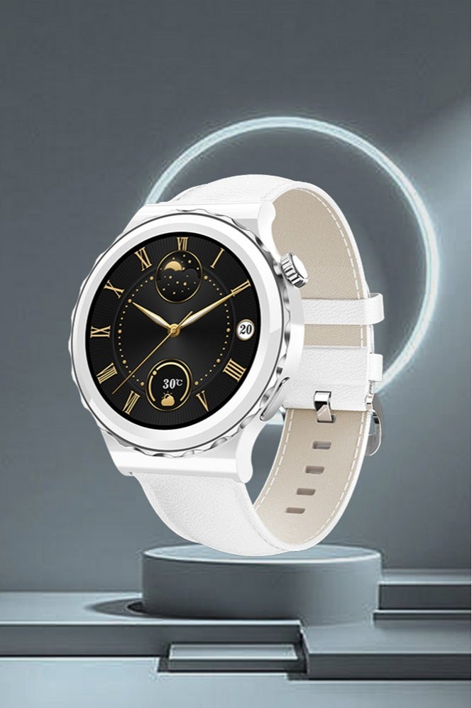Compare Smart Watch for Women,1.32 Touchscreen Fitness Tracker, MakeAnswer Calls,Sleep & Activity Tracking Smartwatch for Android IOS,Silver White at KSA Price