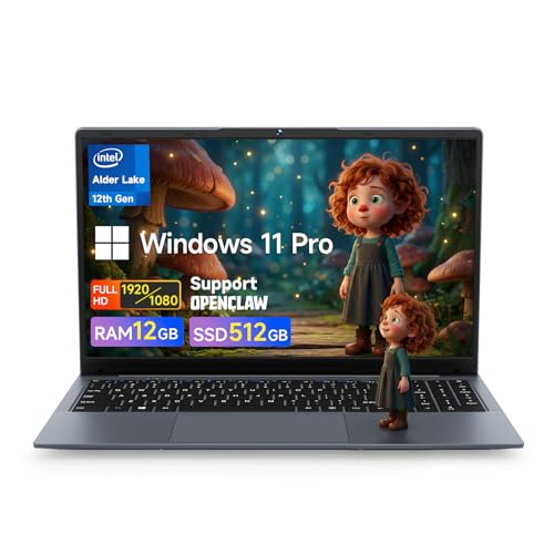 Compare Bmax 15.6 Laptop, Intel 12th Gen N95 Up to 3.4GHz, 12GB LPDDR5 RAM, 512GB SSD, Windows 11 Pro Business Computer, 180° LayFlat FHD IPS, Webcam with Privacy Shutter, Numeric Keypad, TypeC at KSA Price