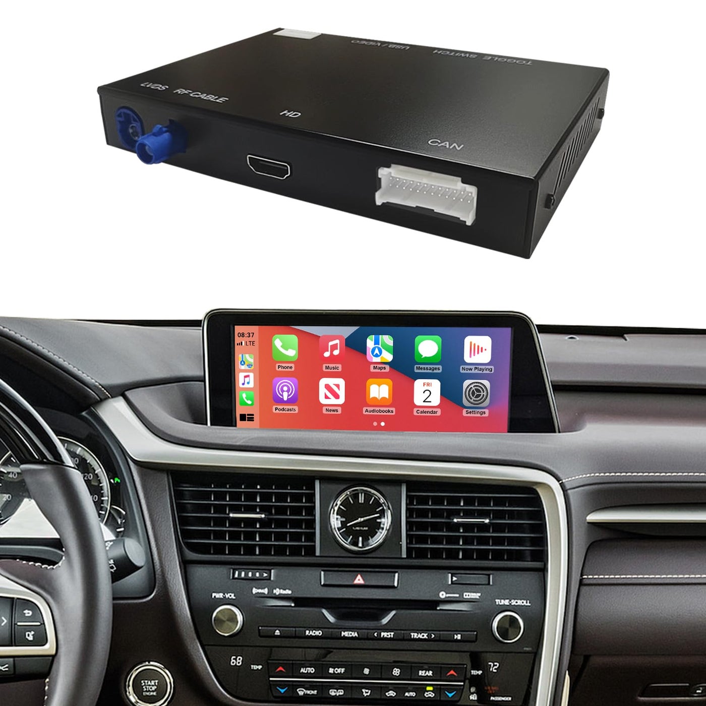 Compare NINETOM Wireless CarPlay Retrofit Kit Decoder Compatible with Lexus RXNXESUXLSLXRCLCGSis 20142019 for Premium Factory System Supports Android Auto Mirror Link Reverse Camera at KSA Price