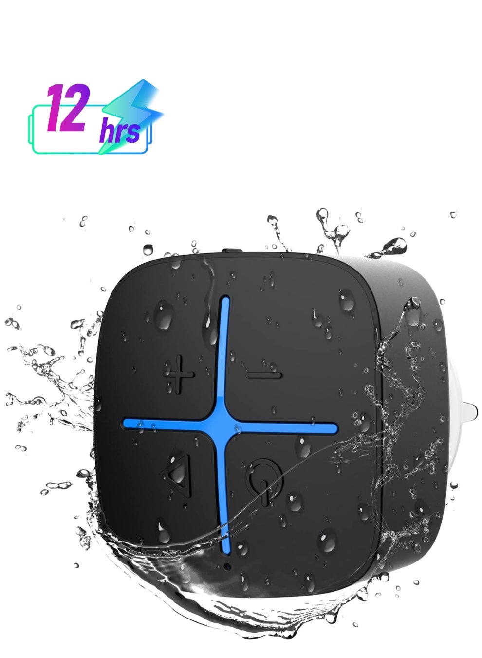 Waterproof Bluetooth Speaker, IP65 Mini Shower Speaker,…